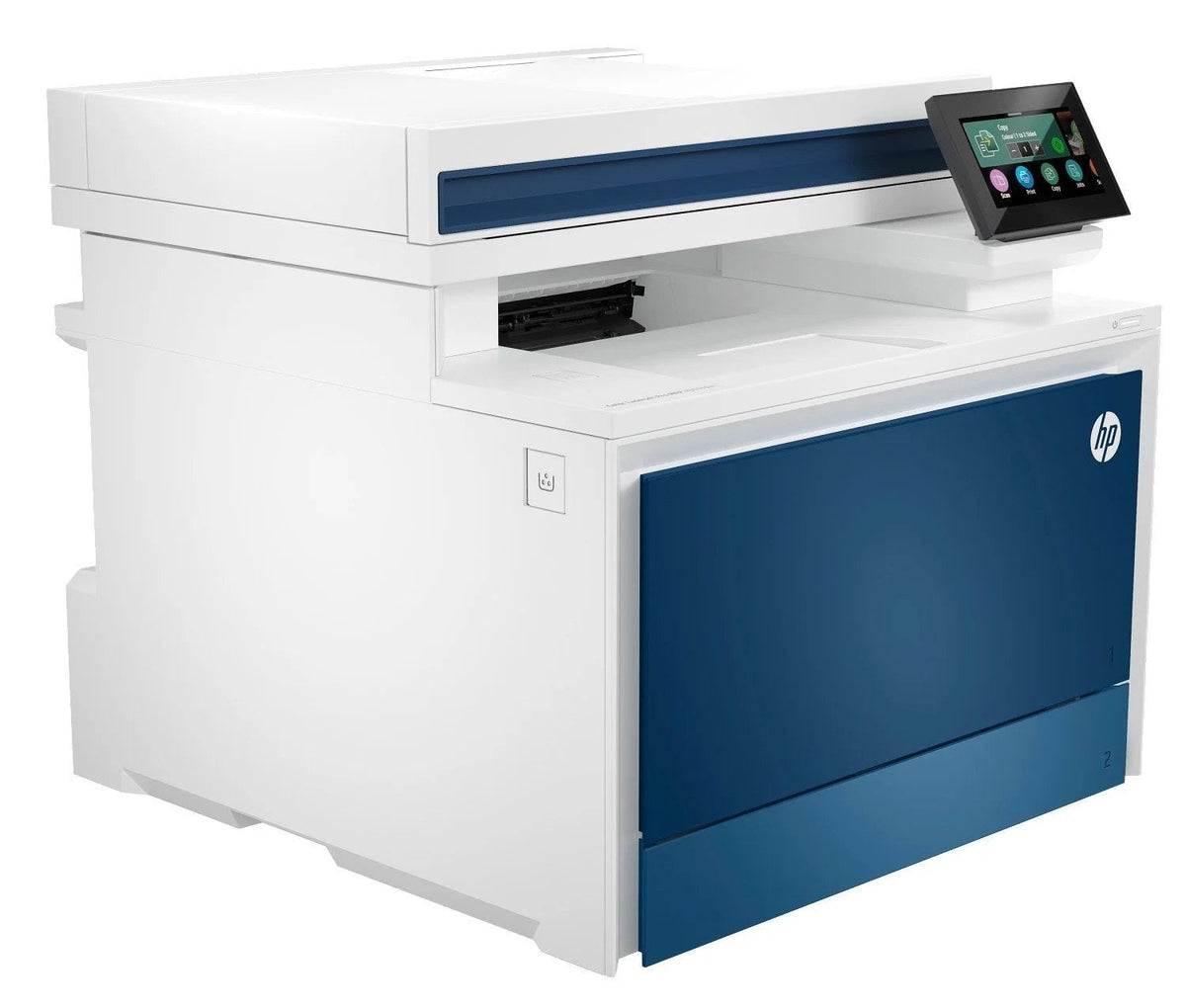 Casavibeo HP Color LaserJet Pro MFP 4301fdw printer with color scanner, copier, and wireless connectivity on a clean desk.