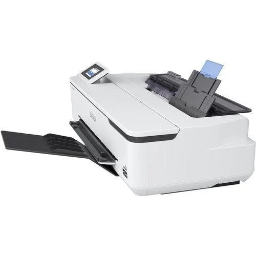 Wireless Epson SureColor T3170 printer by Casavibeo with sleek design, featuring control panel and paper tray in a modern office setting.