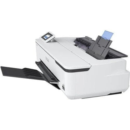 Wireless Epson SureColor T3170 printer by Casavibeo with sleek design, featuring control panel and paper tray in a modern office setting.