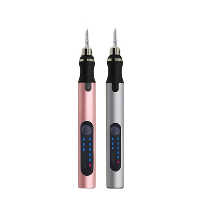Casavibeo wireless jade carving machine with polishing and engraving tips, electric pen tool for detailed jewelry and stone work.