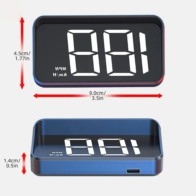 Belro digital speedometer for car displaying speed readings on a clear electronic screen, ideal for automotive electronics.