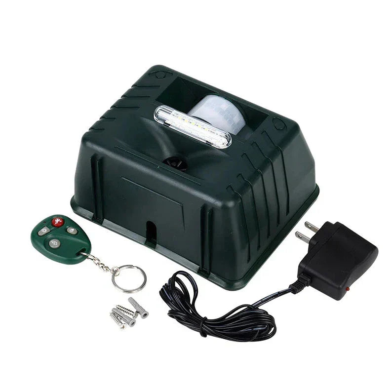 Belro Woodpecker Ultrasonic Repeller for effective bird control in outdoor home and garden pest management.