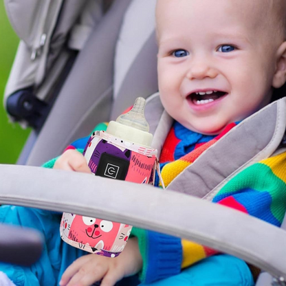 Belro portable USB baby bottle warmer for milk, compact and easy to use for feeding infants and toddlers.