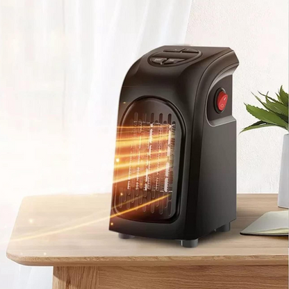 Belro portable plug-in electric fan heater with adjustable thermostat, compact home heating appliance for quick warmth.