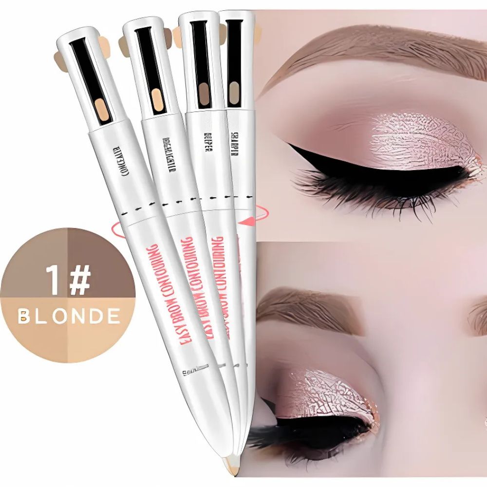Belro 4-in-1 eyebrow pen for shaping, filling, concealing, and highlighting eyebrows, featuring a sleek design for precise application.