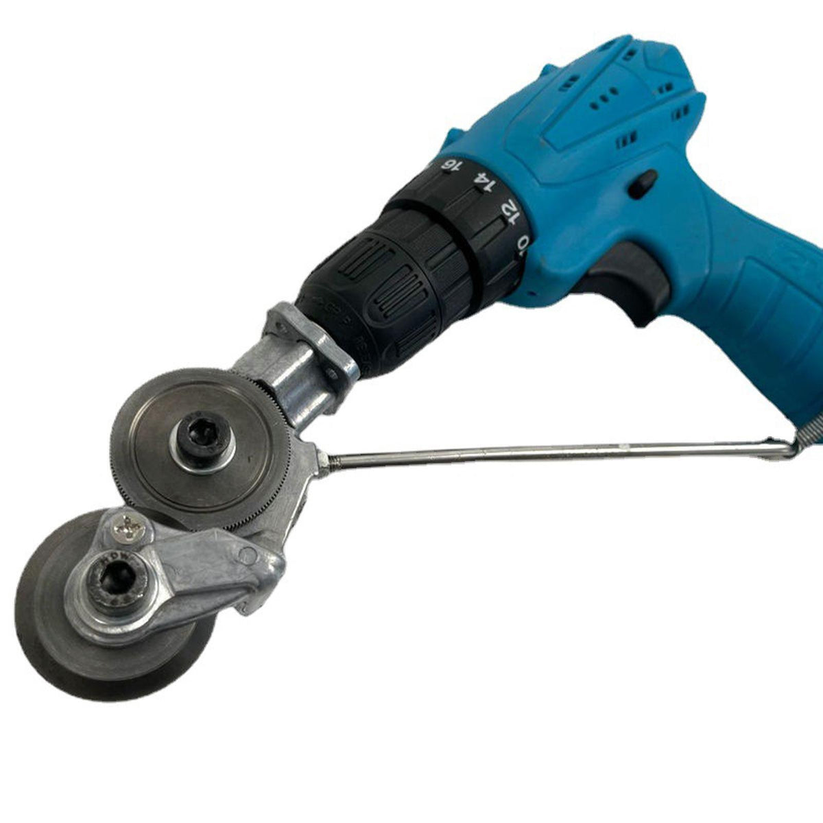Belro electric drill plate cutter tool with ergonomic handle and cutting blade for precise material shaping in tools and hardware.