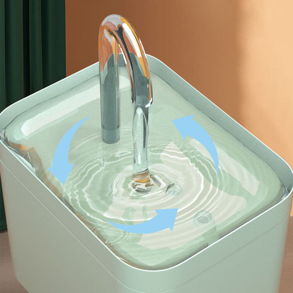 Belro pet water dispenser for dogs, clear plastic water bowl with a built-in water reservoir, ideal for pet feeding and watering.