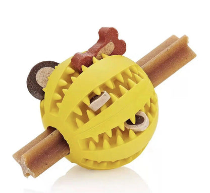 Belro interactive rubber ball for birds, a colorful pet toy designed to entertain and engage pet bird species.