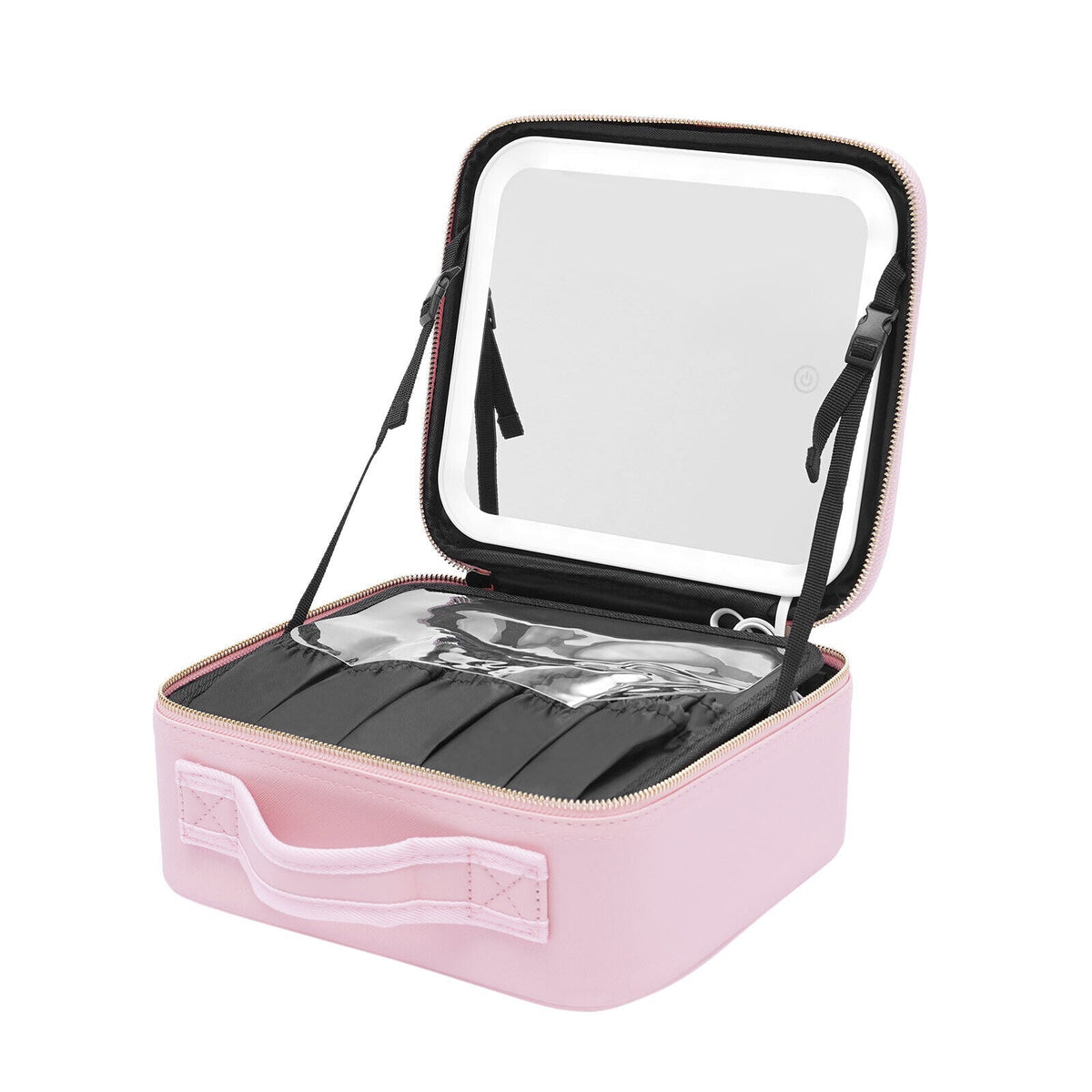 Belro makeup bag from Bags & Luggage category, compact travel case with zipper closure and multiple compartments for cosmetics.