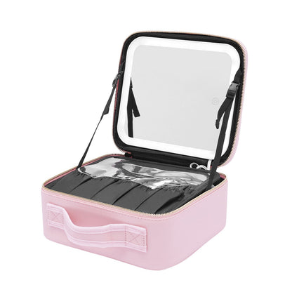 Belro makeup bag from Bags & Luggage category, compact travel case with zipper closure and multiple compartments for cosmetics.