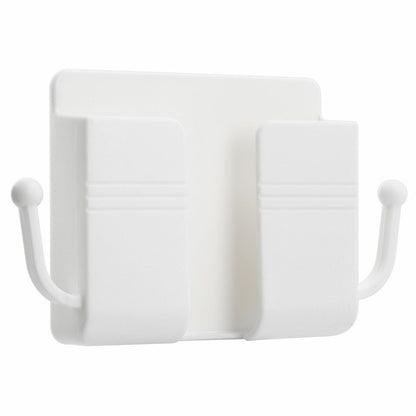 Belro wall-mounted storage holder attached to a home desk, showcasing organized compartments for home and garden furniture storage.