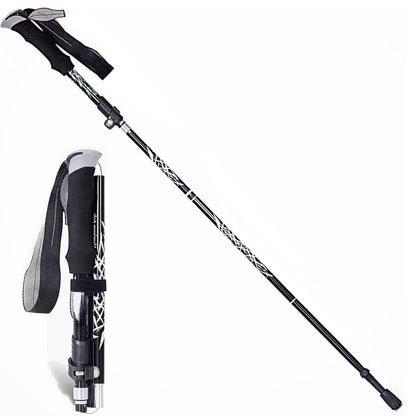 Belro premium automatic retractable hiking stick for outdoor activities, featuring adjustable length and sturdy design.