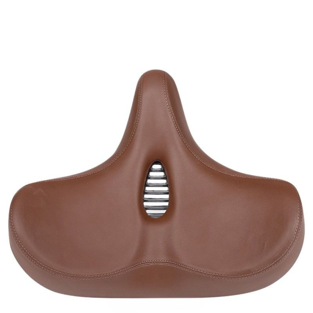 Belro extra large outdoor bike seat with thick foam padding and waterproof cover for comfortable cycling.