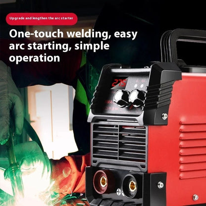 Casavibeo double voltage household and industrial welding machine with American standard 110V, compact design for versatile welding tasks.