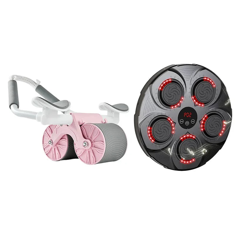 Wall-mounted Belro music boxing machine for men, a healthy gift, featuring a sleek design and interactive boxing training equipment.