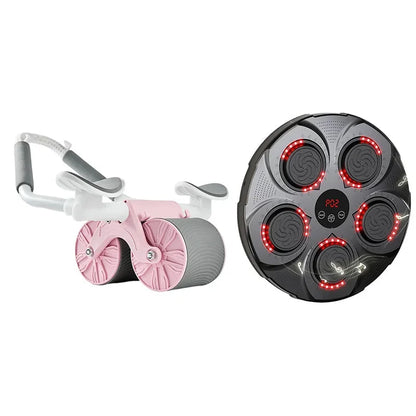 Wall-mounted Belro music boxing machine for men, a healthy gift, featuring a sleek design and interactive boxing training equipment.