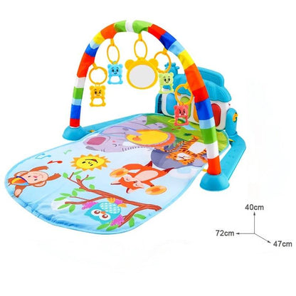 Belro infant play gym clothing featuring colorful, soft fabrics and playful designs for babies' comfort and entertainment.