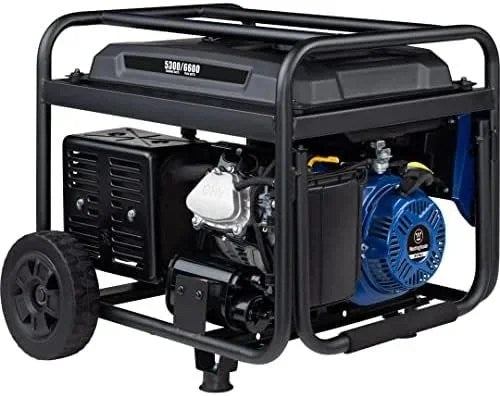 Casavibeo Westinghouse portable generator with 6600 peak watts, transfer switch, 30A RV outlets, and backup power for home use.