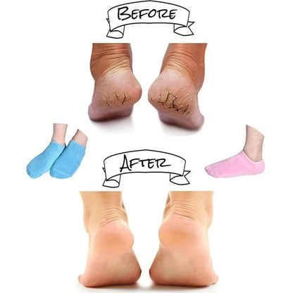 Belro moisturizing socks with spa gel lining, designed for relaxing foot care and hydration.