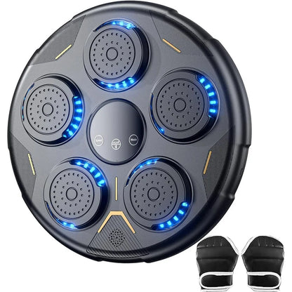 Belro wall-mounted music boxing machine for men, a healthy gift, showing the compact device with controls and mounted on a wall.