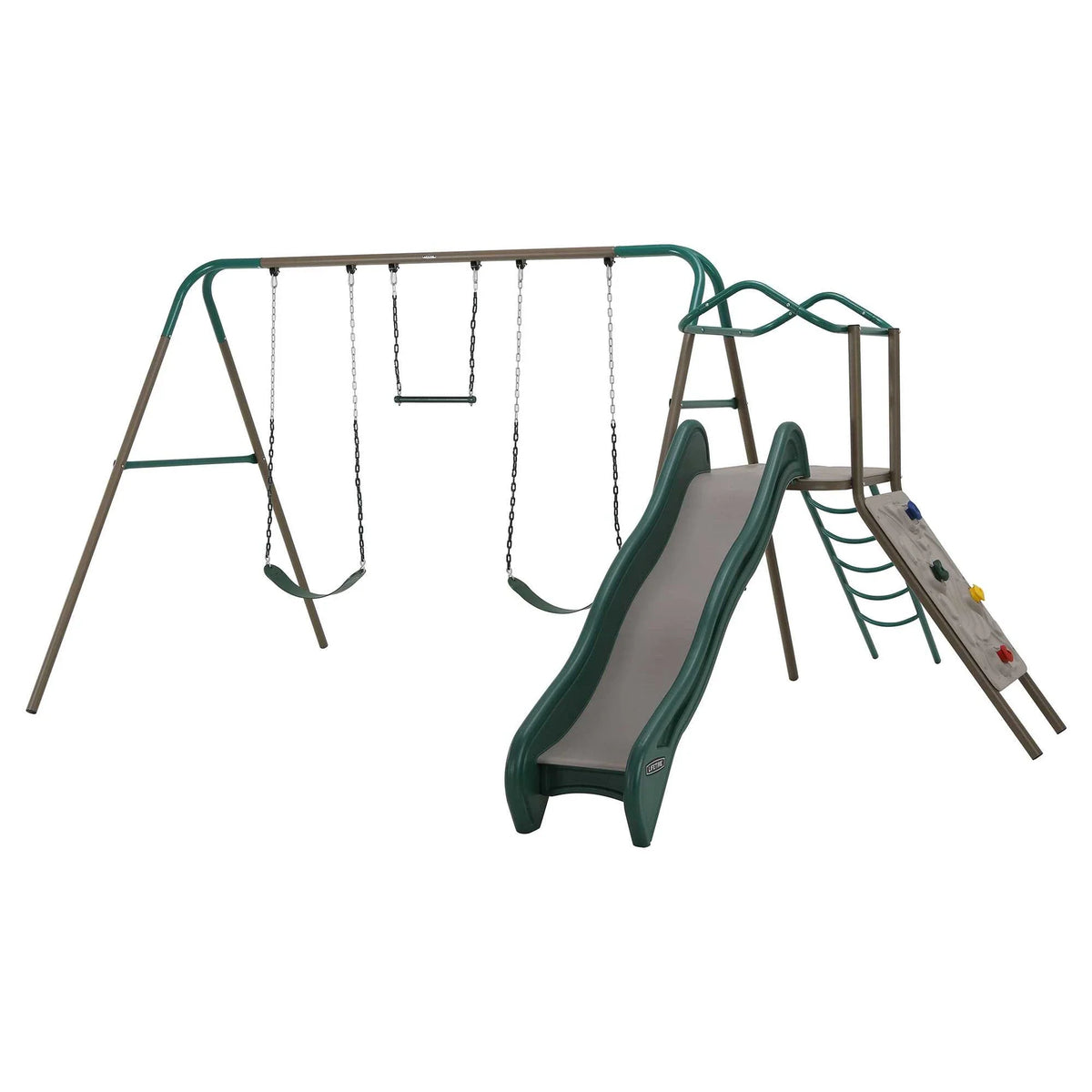 Casavibeo Lifetime Climb & Slide Playset with a climbing frame, slide, and colorful play area for children.