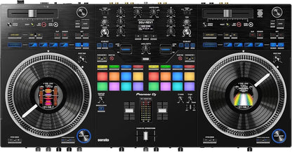 Casavibeo Pioneer DJ DDJ-REV7 DJ controller with jog wheels, control knobs, and performance pads for professional DJ mixing.
