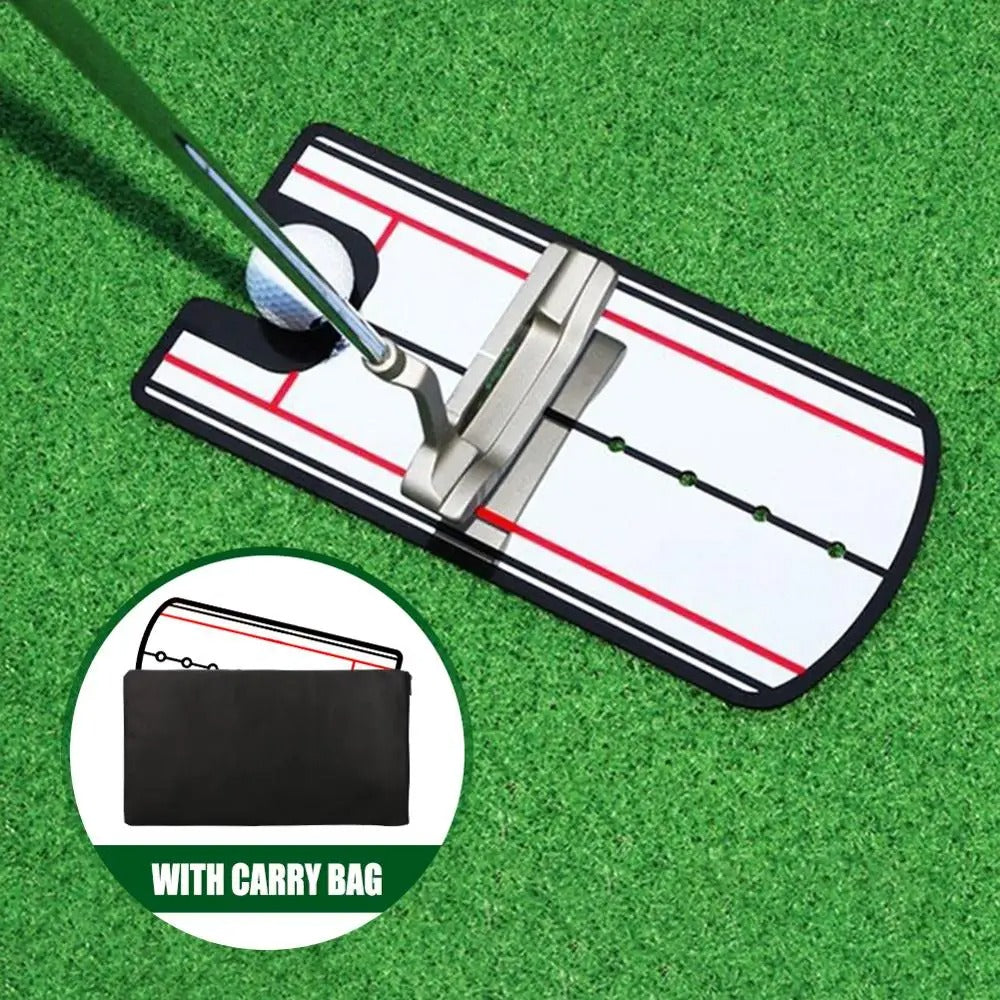 Belro golf putting mirror for home and outdoor practice, features a reflective surface to improve putting accuracy.