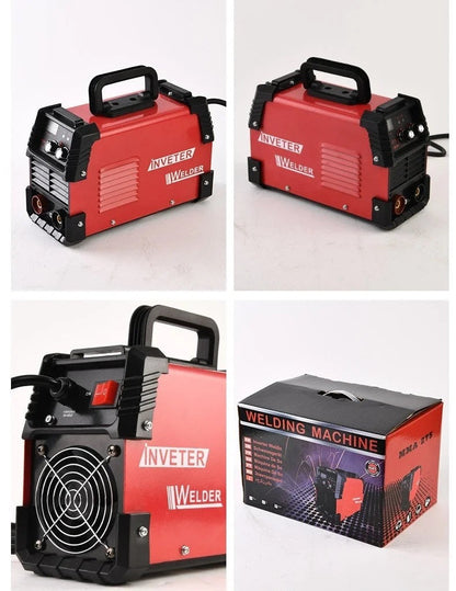 Casavibeo double voltage household and industrial welding machine with American standard 110V, compact design, and control panel.
