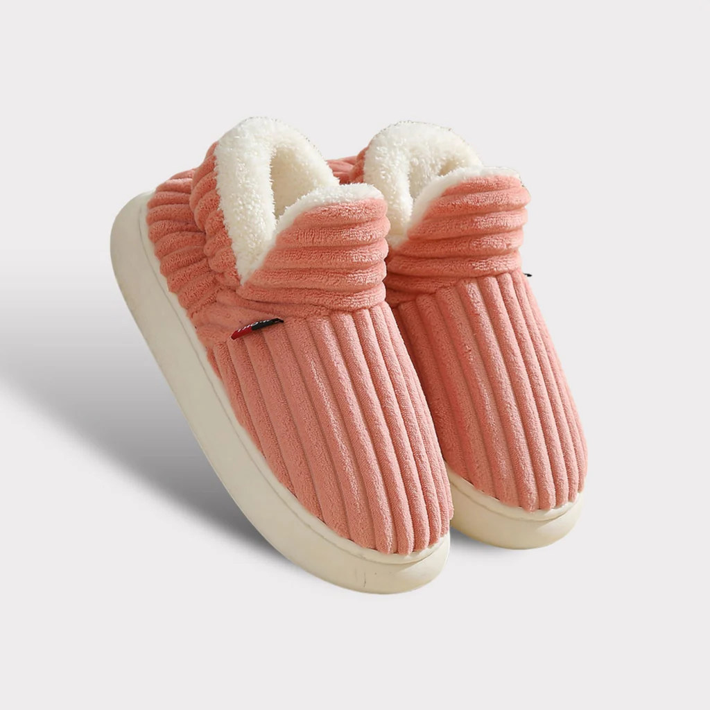 Belro boutique warm slippers with soft, cozy fabric and slip-on design, perfect for indoor comfort and relaxation.