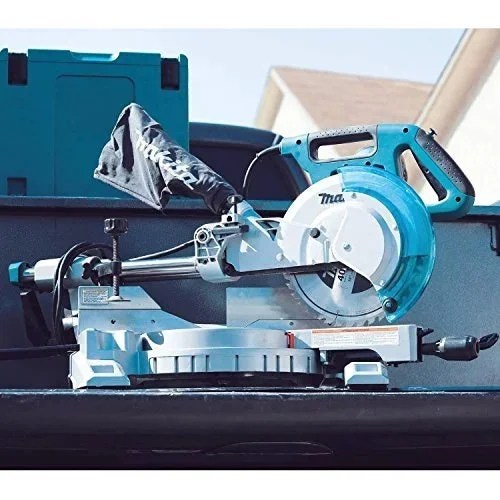 Casavibeo Kapex sliding compound mitre saw KS 120 Reb 240V with adjustable blade and precision cutting features, shown in use.