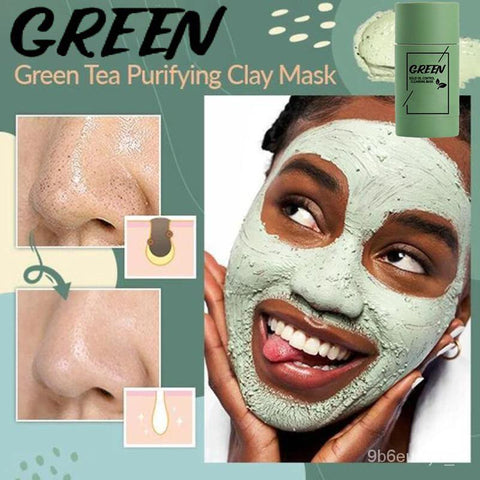 Belro Green Tea Clay Deep Cleanse Mask Stick for face, with natural green tea clay, designed for deep cleansing and skin refreshment.