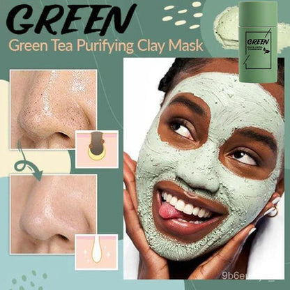 Belro Green Tea Clay Deep Cleanse Mask Stick for face, with natural green tea clay, designed for deep cleansing and skin refreshment.
