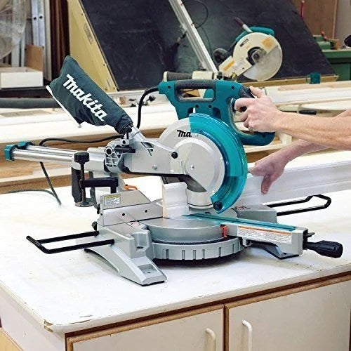 Casavibeo Kapex KS 120 Reb sliding compound mitre saw with 240V power, showcasing its precision cutting blade and sturdy build.