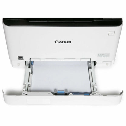 Canon Imageclass Mf656cdw color printer with paper tray and control panel, compact office laser printer by Casavibeo