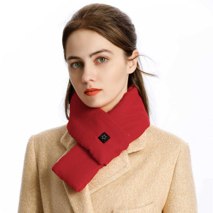 Belro electric heating scarf neck warmer, soft and cozy, designed for pain relief and warmth during cold weather.
