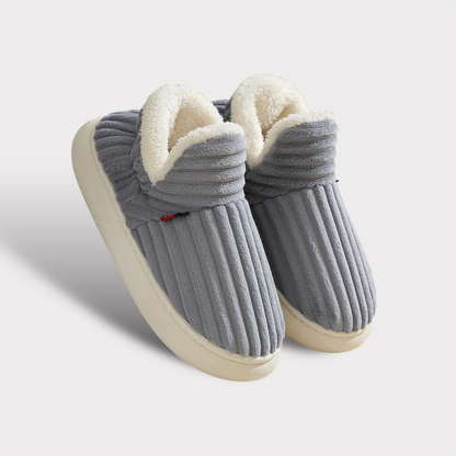 Belro boutique warm slippers with plush lining and cozy design, ideal for indoor comfort and relaxed lounging.