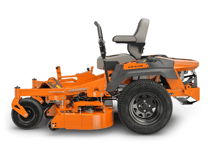 Ariens APEX 52 Zero Turn Mower with Kawasaki engine, featuring a wide cutting deck and ergonomic controls.
