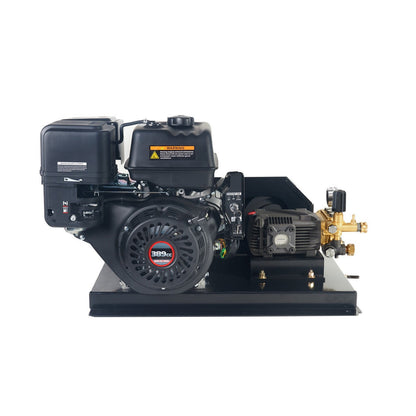 Casavibeo Canpump belt-drive pressure washer with 13 HP Loncin engine, 3600 PSI at 5 GPM, for powerful cleaning tasks.
