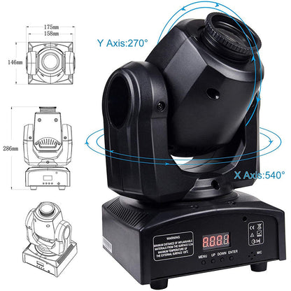 Belro moving head lights for men, stylish clothing featuring adjustable lighting design, shown in the image.