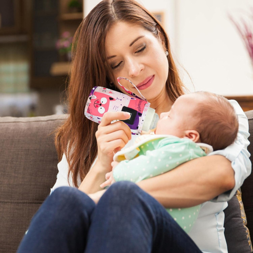 Belro portable USB baby bottle warmer for milk, compact and easy to use, ideal for on-the-go feeding.