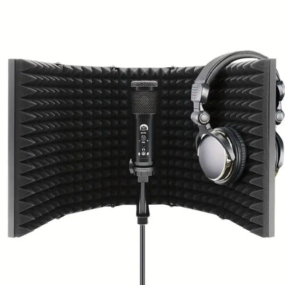 Belro voice recording sound isolation booth noise shield for home use, with sturdy construction and soundproof panels.