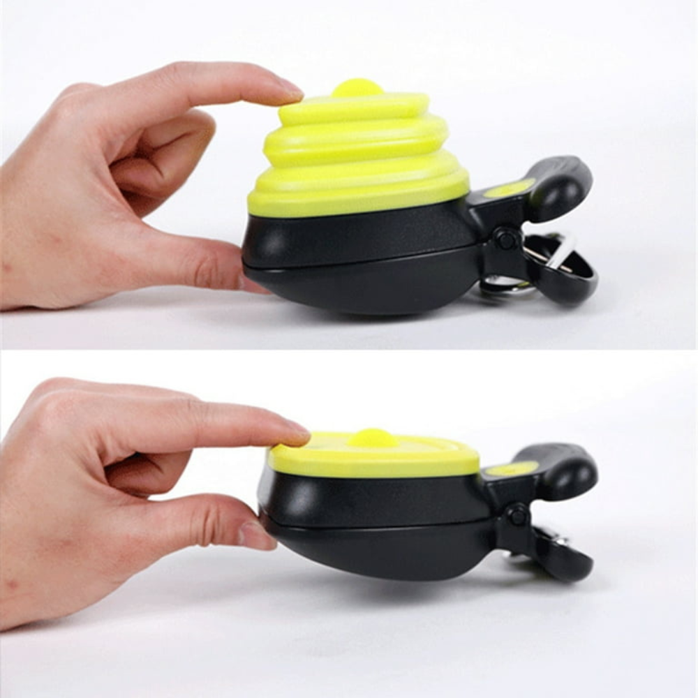 Belro collapsible dog pooper scooper with biodegradable waste bags, compact tool for easy pet waste cleanup.