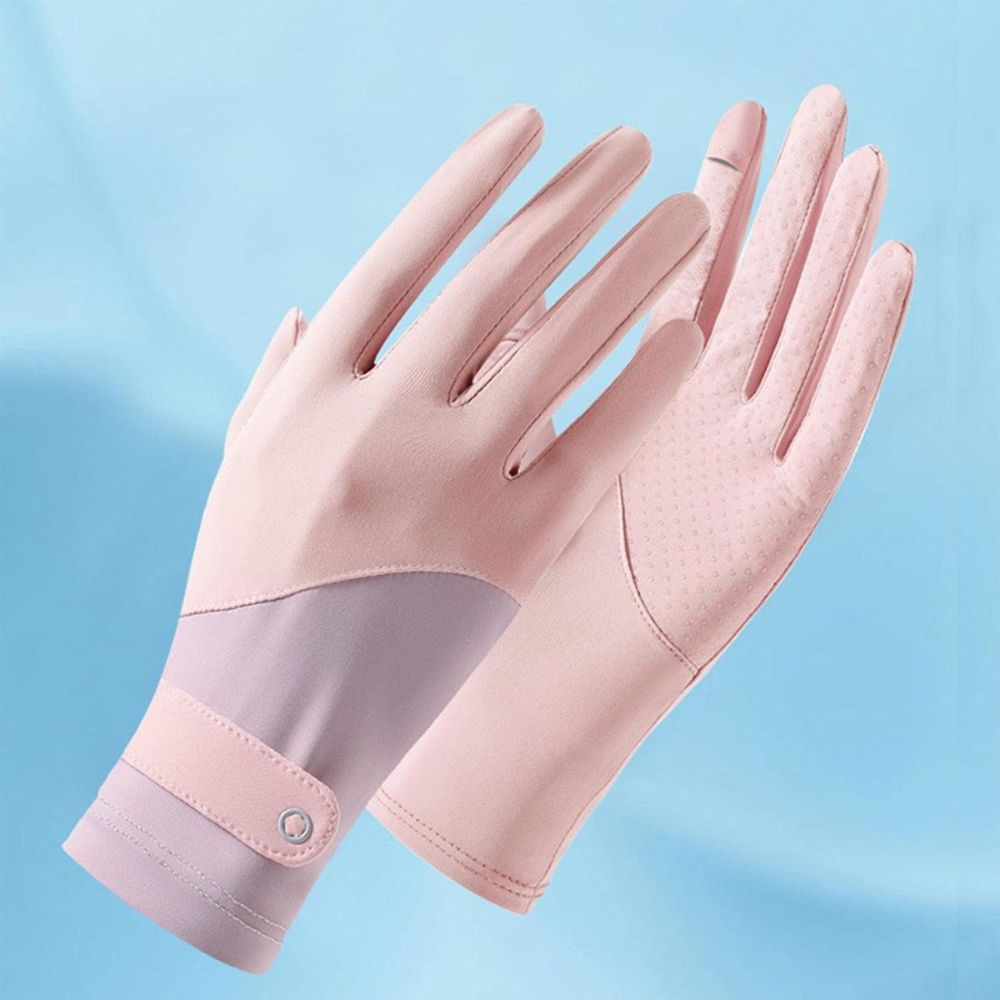 Belro women's breathable UV sun protection driving gloves showing lightweight fabric and snug fit for outdoor driving.