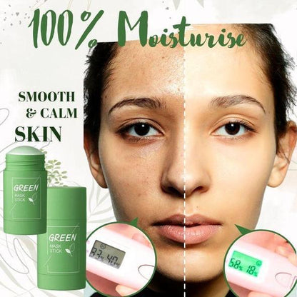 Belro Green Tea Clay Deep Cleanse Mask Stick, natural facial mask with green tea for deep cleansing and skin revitalization.