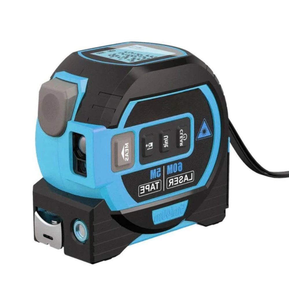 Belro 3-in-1 Infrared Laser Tape measure with digital display and measuring tape, ideal for precise distance and length measurements.