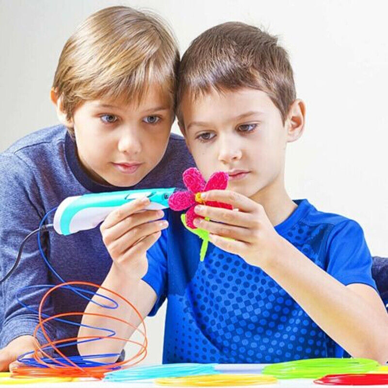 Belro Original 3D Printing Pen for electronics, shown in use with filament extrusion on a workspace.