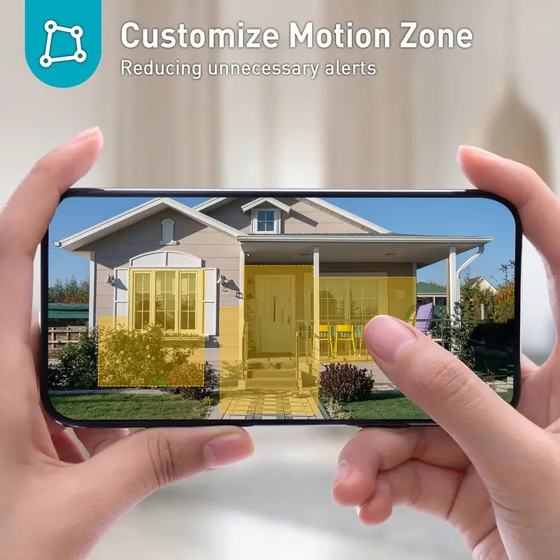 Belro wireless Wi-Fi video doorbell mounted outside, showing camera, doorbell button, and sleek black design for smart home security.