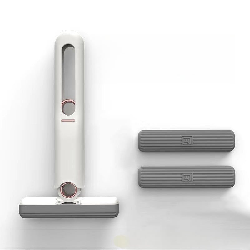 Belro Mini Mop for home cleaning, compact and lightweight, with a plastic handle and microfiber cleaning head.