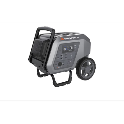 Casavibeo Yard Force PB-2400 portable power station with 2400W output, showing front view with power outlets and control panel.