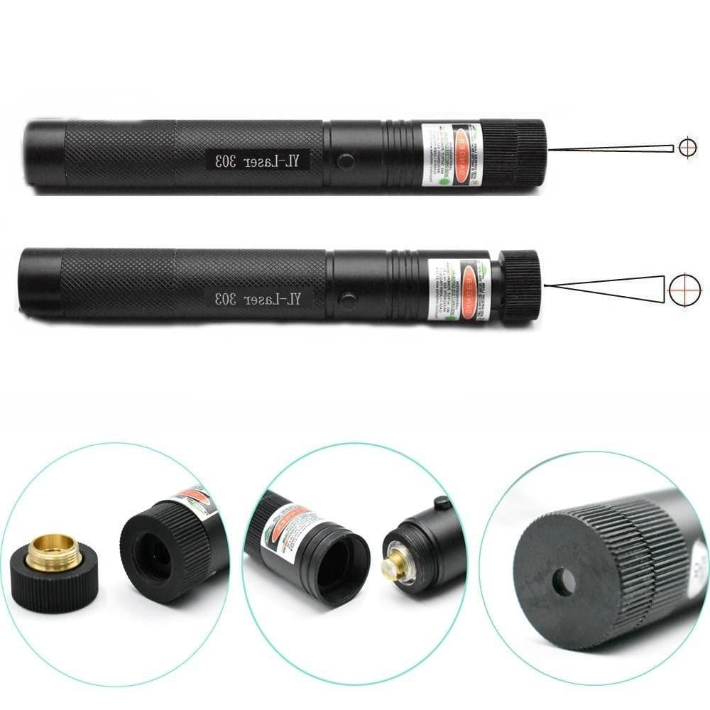 Belro high-performance laser pointer for office and stationery use, with a sleek black body and focused laser beam.